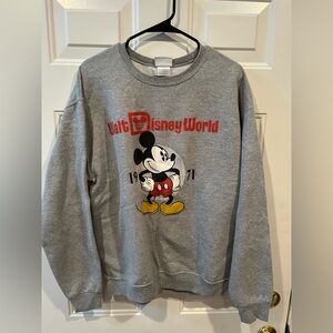 Disney Gray Sweatshirt with Logo